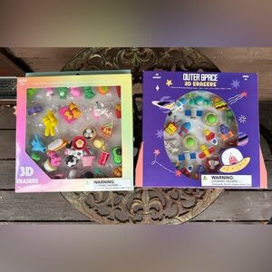 Outer Space 3D Erasers Set - Multicolor, Set of 2